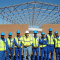 Prefab Stahlstruktur Farm Warehouse Metall Building Kits vorgefertigt