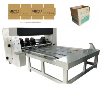 Rotary Die Cutting, Creasing & Slitting Machine for Corrugated Carton Boxes - LKSR-1800B
