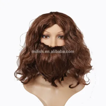 MPW-0005 carnival halloween party Jesus wig with beards