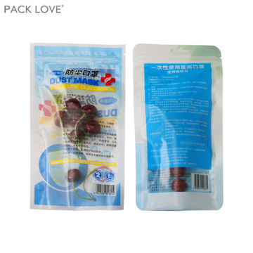 Face Mask Bag resealable zip lock