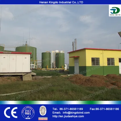Latest Techology KINGDO Biogas Power Plant Biopower Gas Plant, Biogas Digester Tank