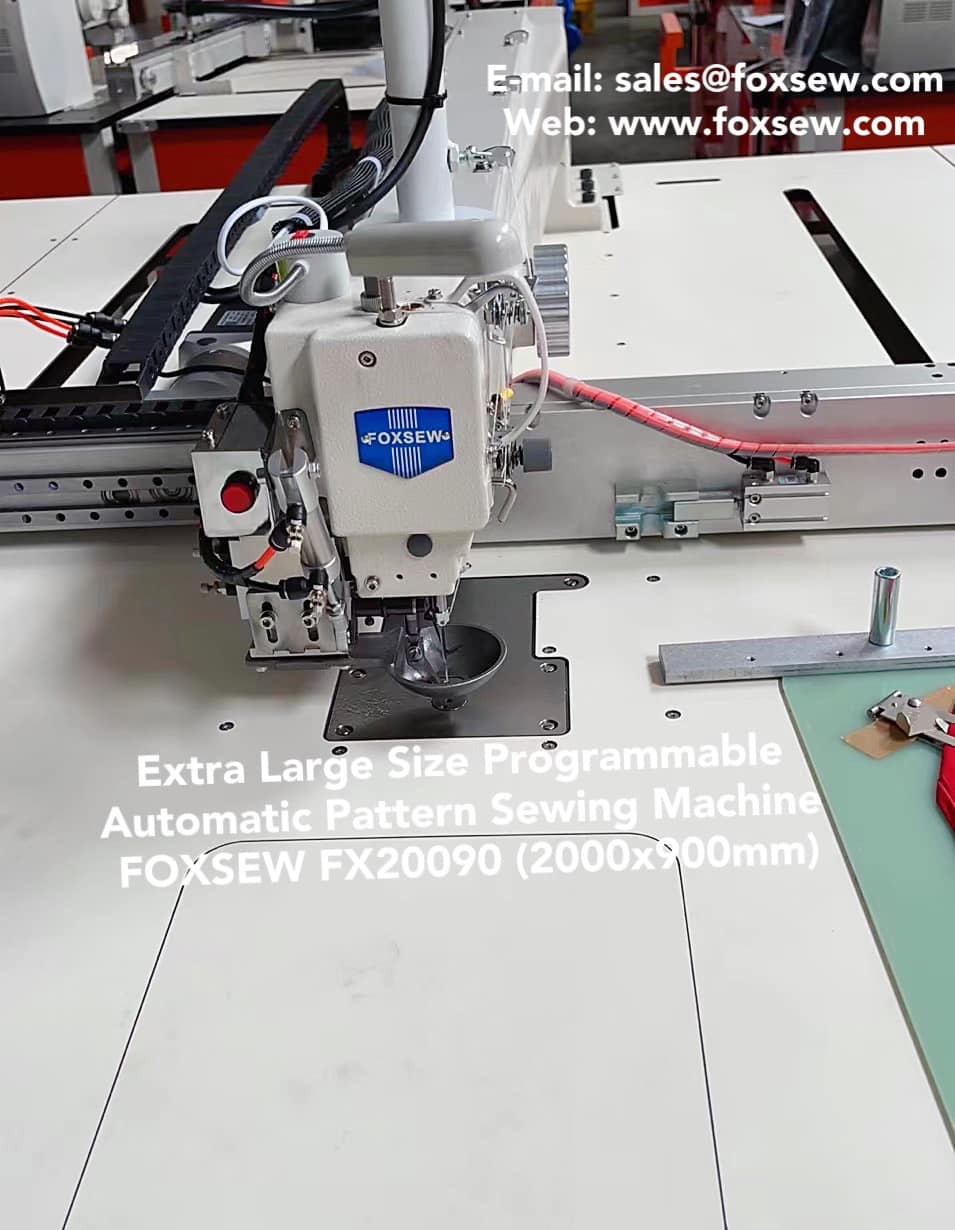 Extra Large Size CNC Programmable Electronic Automatic Pattern Sewing Machines FOXSEW FX20090 -2