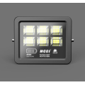 Solar flood light with motion sensor