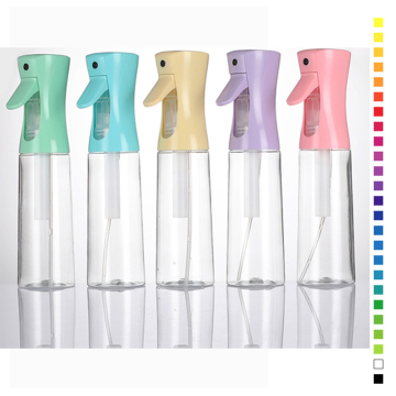 Factory Wholesale BPA-Free Plastic Continuous Mist Spray Bottles for Cleaning Solution, Gardening, and Salon Use (200ml, 300ml, 500ml)