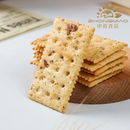 Crispy Black Truffle Ham Crackers