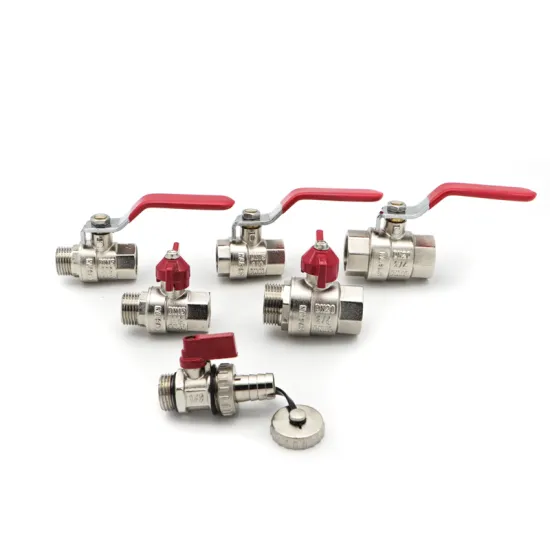YuHuan Factory BSPT NPT Thread Female Water Control Brass Ball Valve for Water Use
