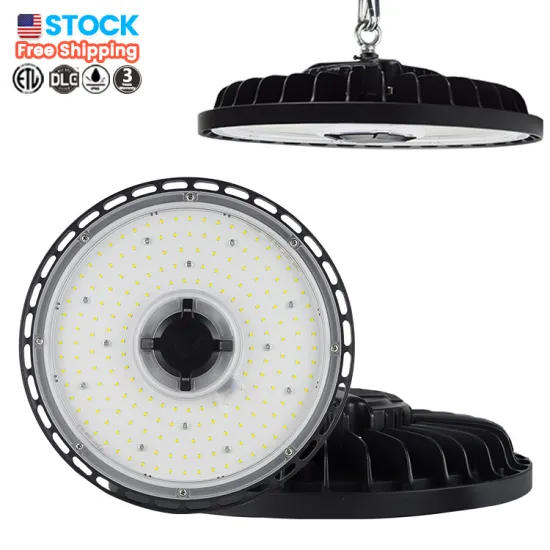 Free Shipping Commercial UFO High Bay LED Lights 100w-300w for Industrial and Warehouse Lighting