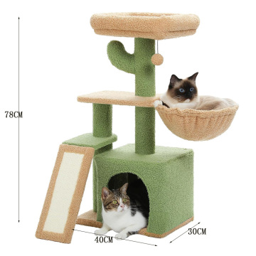 China Modern Unique Design Flower Shaped Cat Tree Sisal Supplier