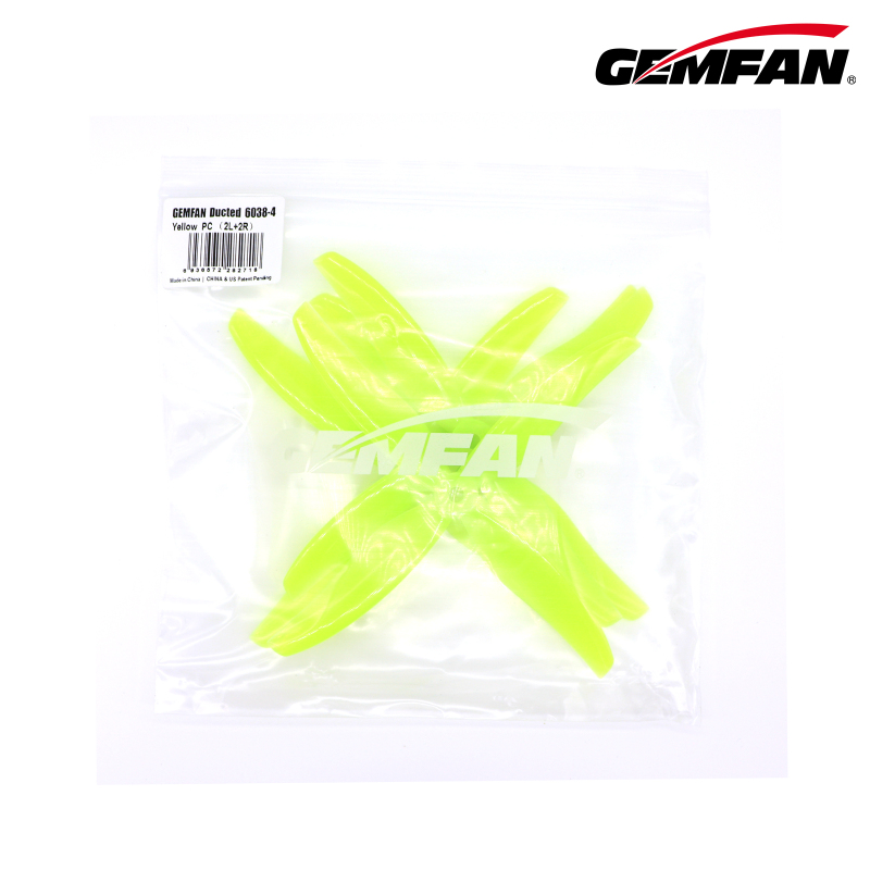 GEMFAN 6x3.8inch 4 Blade Drone Propeller for FPV Racing and Long Range Drones