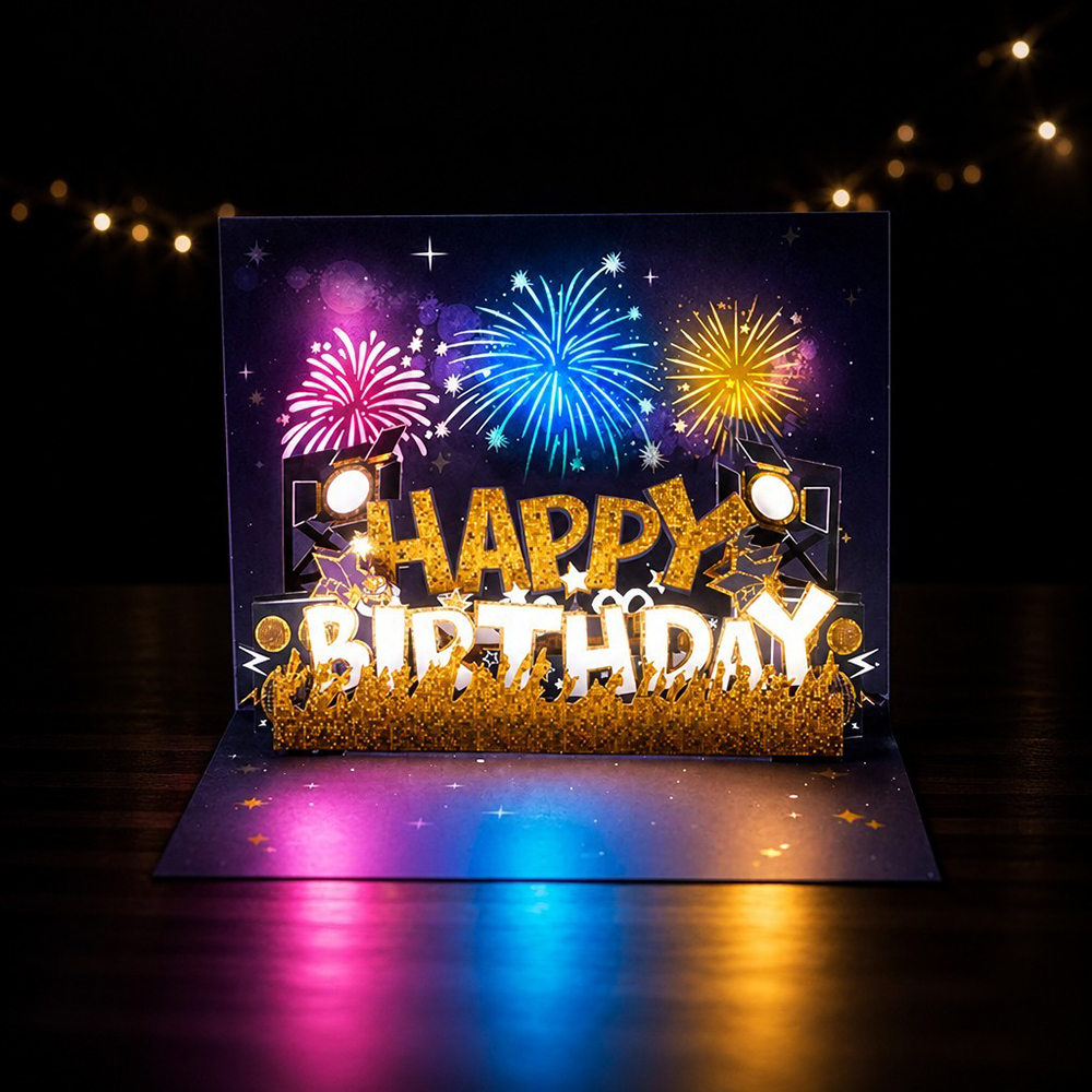 light up musical card