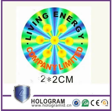 2017 high quality hologram, customized hologram label