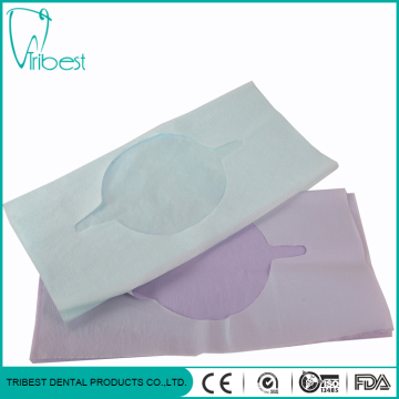 Hot Sale Disposable Colorful With Hole Dental Bib