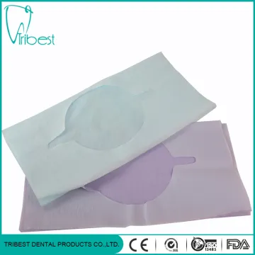 Hot Sale Disposable Colorful With Hole Dental Bib