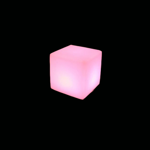 LED Cube Table and Chair for Snack Bar