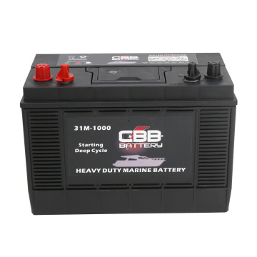 Double Terminal Heavy Duty Marine Battery 31M-1000 - Starting & Deep Cycle for Marine & Pick Up