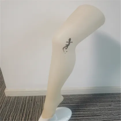 Breahable Slim Spandex Printing Women's Daily Long Socks