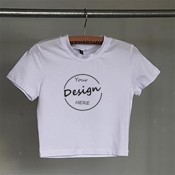 Vit Mångsidig Custom Women&#39;s T-shirt