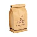 Food Grade Ziplock Flat Kraft Paper Bag Coffee Ziplock Pouch