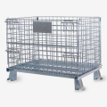 Entrepôt lourd portable cage de rangement de palettes galvanisées