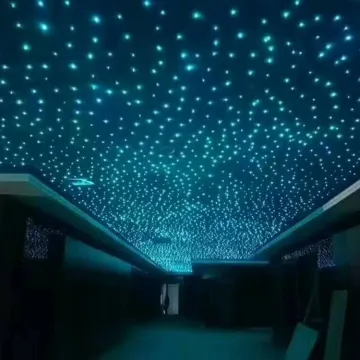 KINZ Fibra Optica: Customizable Fiber Optic Star Ceiling Tiles for Home Decor