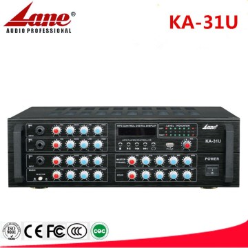 Lane 2CH 120W Karaoke mixing amplifier with USB slot KA-31U
