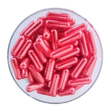 Customized Printing Gelatin Colorful Pearl Empty Capsules: Sizes #0 & #1