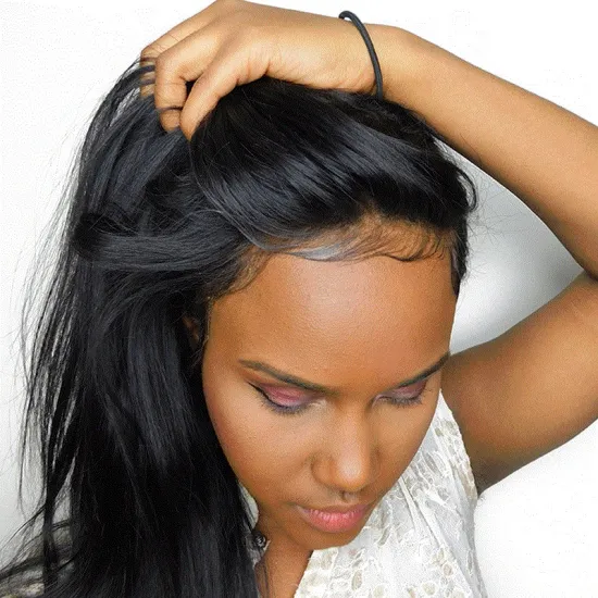 Lsy  10A Grade  Straight Virgin Peruvian Human Hair , Wholesale  Hair Weave Distributors Peruvian Straight Hair Extensions