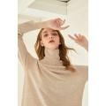 Long sleeve pullover pure wool sweater for lady