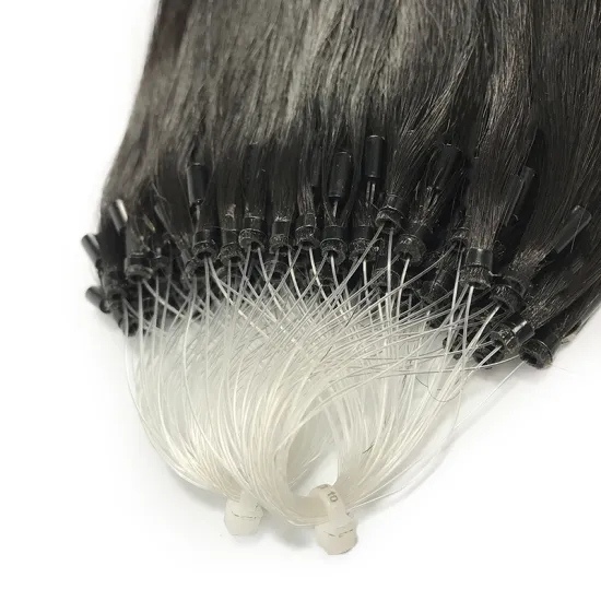 Wholesale price micro link human hair extensions,10a grade indian remy real hair extensions
