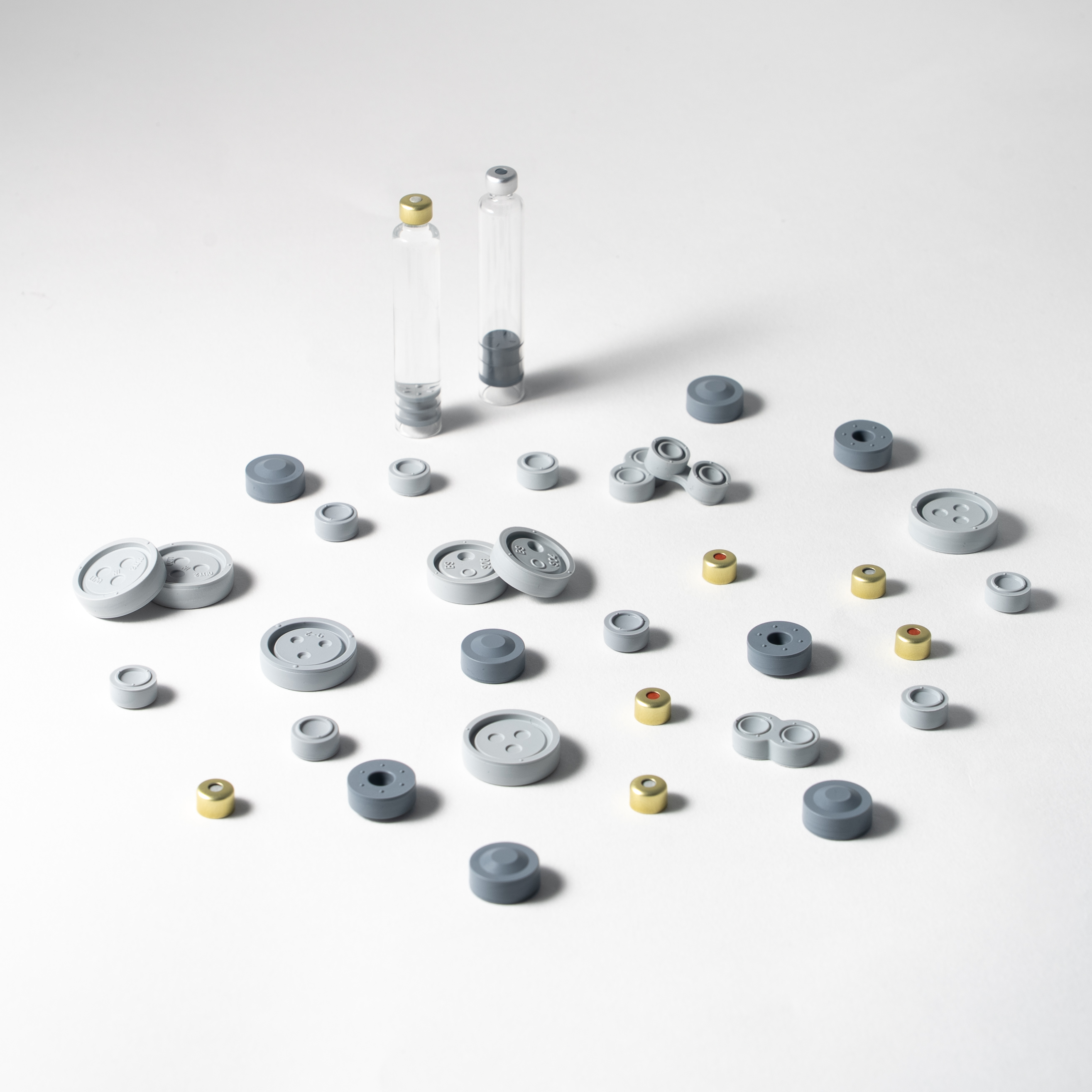 On-Body Delivery Device Rubber Pistons