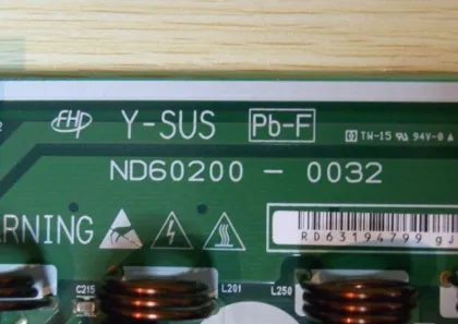 Tested Hitachi Y-sustain Board 55hds69 Nd60200-0032 Lcd Tv Power Board