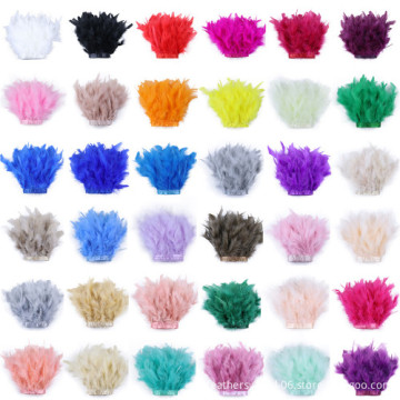 Feather Fabric Material: Discover Lake Blue Chandelle Feather Trim, 10-15cm Feather Fringe for Jewelry, Crafts, and Costumes