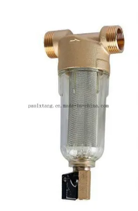 Brass Strainer Filter Valve Transperent Type with Sst Mesh Filter Water Pre Filter/Pre-Filter for Water Treatment