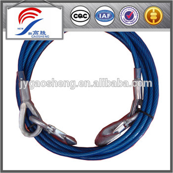 pvc coated wire cable sling with loop