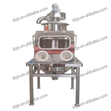 Dust-Free Manual Flour Bag Unloading and Sifting Station for Food Processing