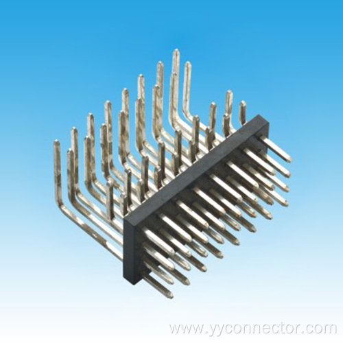 5.08mm Four Row R/A Pin Header