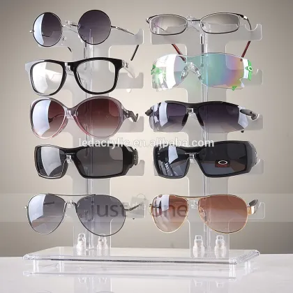 Oakley sunglasses display case acrylic shelf