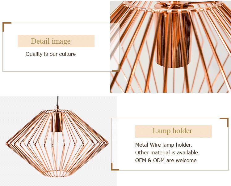 Copper Wire Pendant Lamp