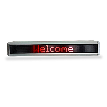 Customizable Scroll Mark LED Display with RS-232, RS-485, and WiFi Connectivity