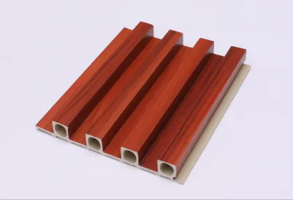 Indoor wall decoration fireproof fluted decor pared wpc panel composite pvc wall panel wpc wall panel