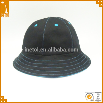 2016 fashion plain blank two tone outdoor bucket bucket hats