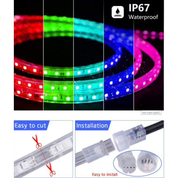 Barra illuminata impermeabile a LED con bellezza a strati