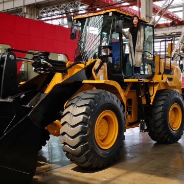 6T Wheel Loader SW966K: 21.4 T الوزن التشغيلي ، حمولة مصنفة 6 T - مثالية للهندسة والبناء استخدام