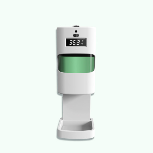 Staff COVID-19 Sanitizer Dispenser with Temperature Check