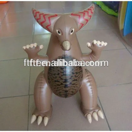 Keen inflatable toys stuffed green dragon