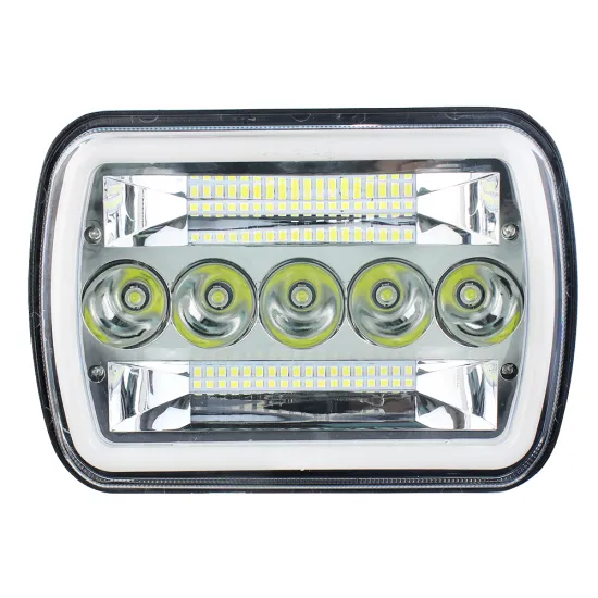 Universal Truck LED Headlight 5x7/7x6 Inch Square Led Headlamp for Jeep YJ Cherokee XJ H6052 H6053 H6054
