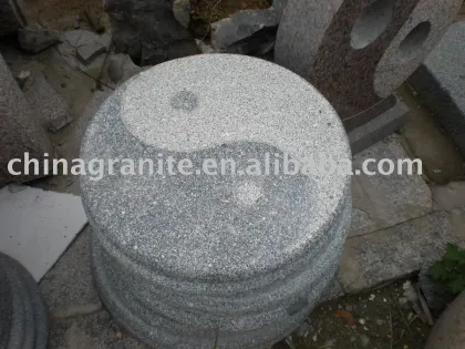round granite yin yang paving stone