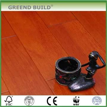 Natural Smooth wear-resistant Taun wooden floor Guangzhou hotel project
