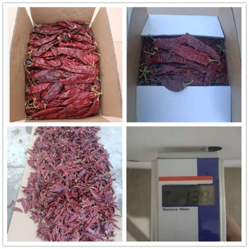 Dehydrated Whole Paprika Pods 200-220asta