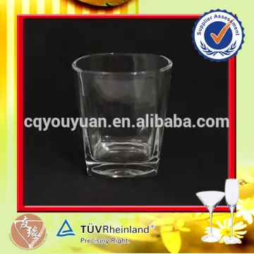 Custom made wholesale transparent personalised whisky glass